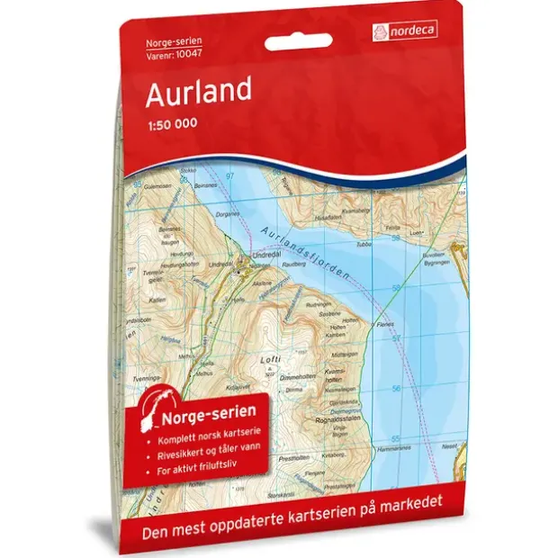 Aurland Nordeca Norge 1:50 000 10047
