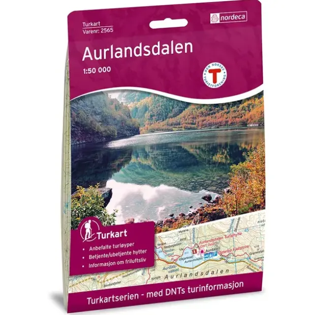 Aurlandsdalen Nordeca Turkart 1:50 000 2565