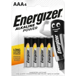 Batterier AAA Energizer Alkaline Power AAA 4 pk.