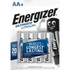 Batterier AA Energizer Ultimate Lithium AA 4 pk.