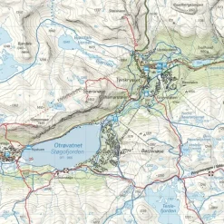Beitostølen Filefjell Calazo Turkart 1:50 000