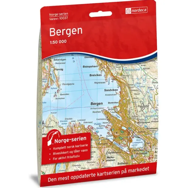Bergen Nordeca Norge 1:50 000 10037