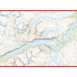 Besseggen Bygdin Calazo Høyfjellskart 1:25 000 Jotunheime