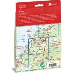 Bodø Nordeca Norge 1:50 000 10127