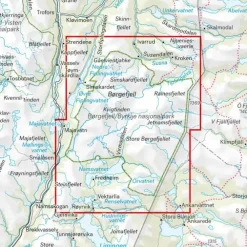 Børgefjell Calazo Turkart 1:50 000