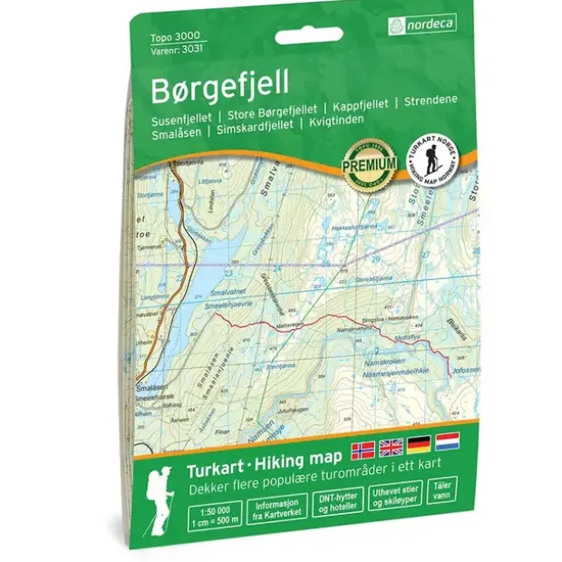 Børgefjell Nordeca Topo 1:50 000 3031
