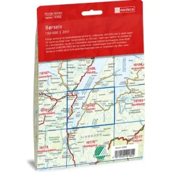 Børselv Nordeca Norge 1:50 000 10182