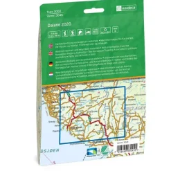 Dalane Nordeca Topo 1:50 000 3045