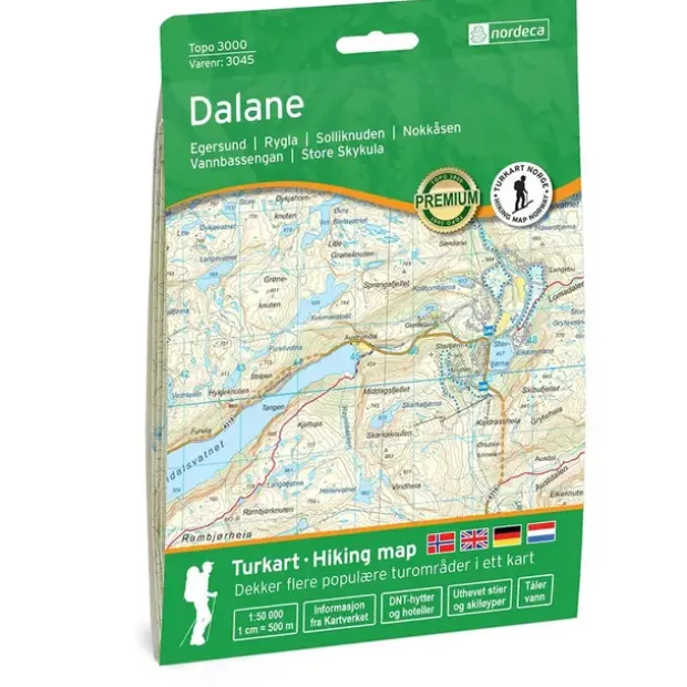 Dalane Nordeca Topo 1:50 000 3045