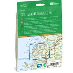 De syv søstre Nordeca Topo 1:50 000 3051