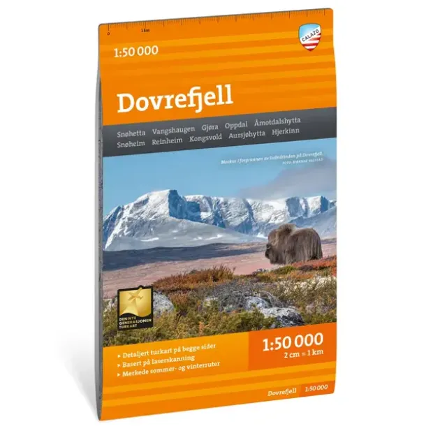 Dovrefjell Calazo Turkart 1:50 000