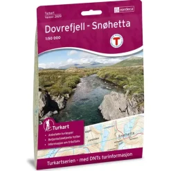 Dovrefjell Snøhetta Nordeca Turkart 1:50 000 2829