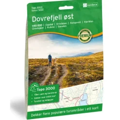 Dovrefjell Øst Nordeca Topo 1:50 000 3020