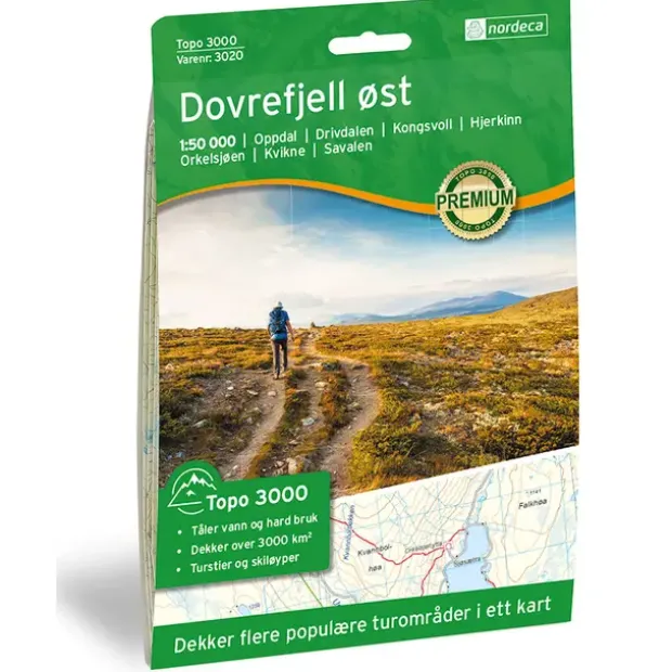Dovrefjell Øst Nordeca Topo 1:50 000 3020