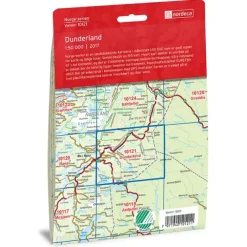 Dunderland Nordeca Norge 1:50 000 10121