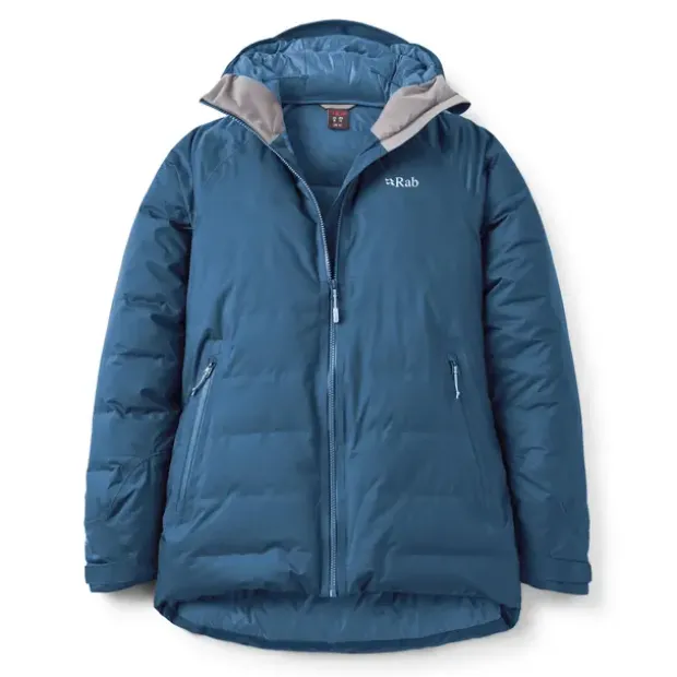 Dunjakke til dameRab Valiance Jacket W TempestBlue