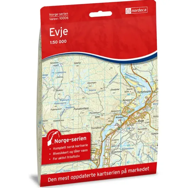 Evje Nordeca Norge 1:50 000 10006