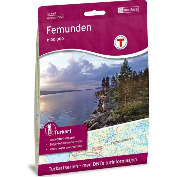 Femunden Nordeca Turkart 1:100 000 2559