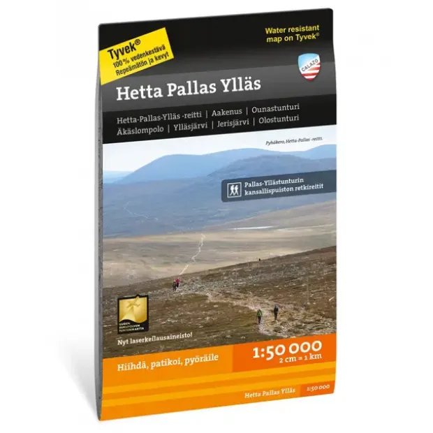 Finland: Hetta Pallas Ylläs Calazo Turkart 1:50 000