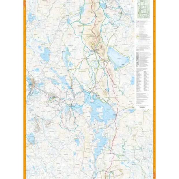 Finland: Hetta Pallas Ylläs Calazo Turkart 1:50 000