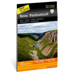Finland: Kevo Paistunturit Calazo Turkart 1:50 000 1:25 000