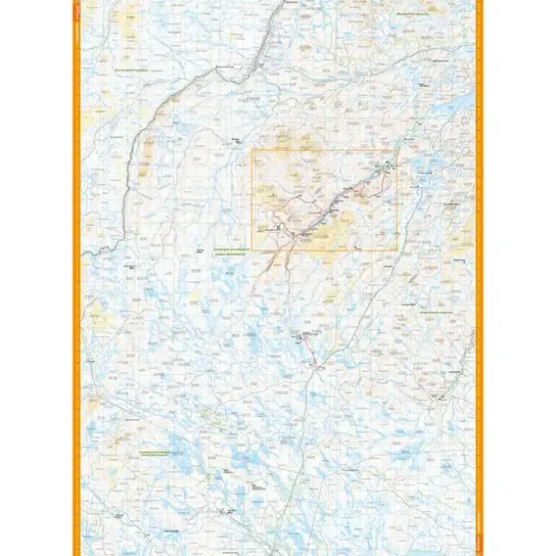Finland: Lemmenjoki Calazo Turkart 1:100 000 1:25 000