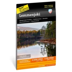 Finland: Lemmenjoki Calazo Turkart 1:100 000 1:25 000