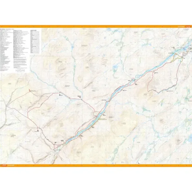 Finland: Lemmenjoki Calazo Turkart 1:100 000 1:25 000