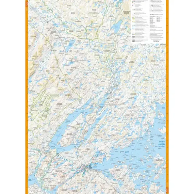 Finland: Muotkatunturit Kaamasjoki Calazo Turkart 1:60 000