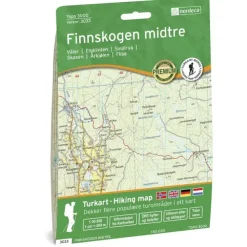 Finnskogen Midtre Nordeca Topo 1:50 000 3033