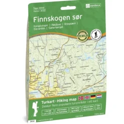 Finnskogen Sør Nordeca Topo 1:50 000 3032