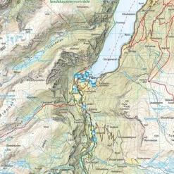 Finse Hallingskarvet Aurlandsdalen Calazo Turkart 1:50 000