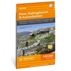 Finse Hallingskarvet Aurlandsdalen Calazo Turkart 1:50 000