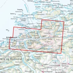 Fjordruta Calazo Turkart 1:50 000