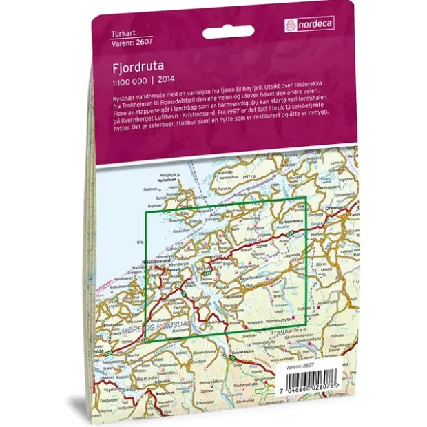Fjordruta Nordeca Turkart 1:100 000 2607