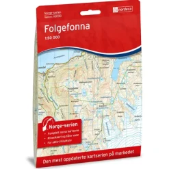 Folgefonna Nordeca Norge 1:50 000 10030