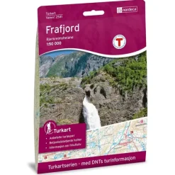 Frafjord-Bjerkreimsheiane Nordeca Turkart 1:50 000 2541