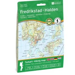 Fredrikstad-Halden Nordeca Topo 1:50 000 3037