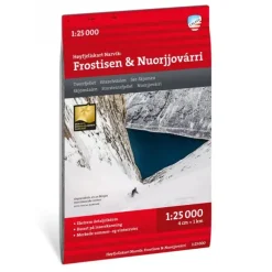 Frostisen Nuorjjovárri Calazo Høyfjellskart 1:25 000 Narvik