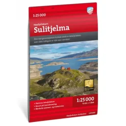 Frostisen Sulitjelma Calazo Høyfjellskart 1:25 000