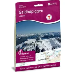Galdhøpiggen Nordeca Turkart 1:25 000 2655