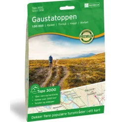 Gaustatoppen Nordeca Topo 1:50 000 3018