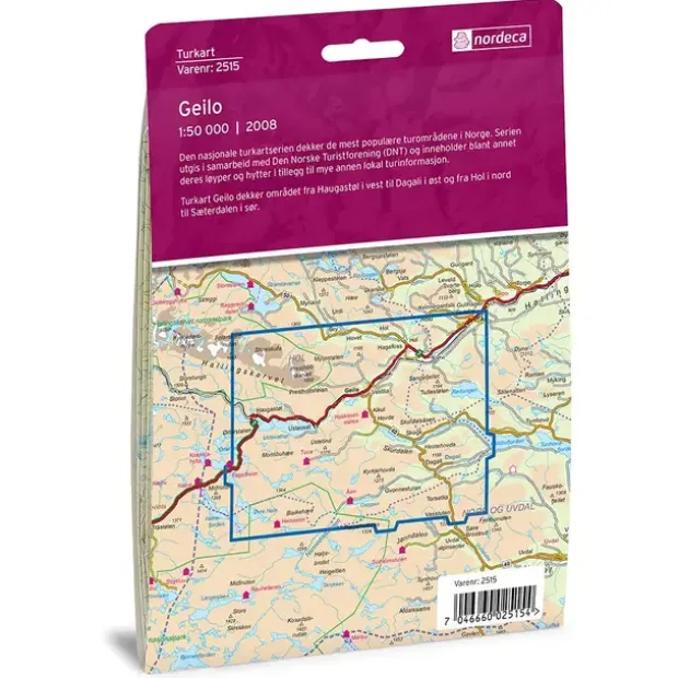 Geilo Nordeca Turkart 1:50 000 2515