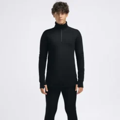 Genser til herreAclima Fleecewool Polo Zip 123