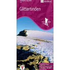 Glittertinden Nordeca Turkart 1:25 000 2757