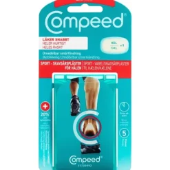 Gnagsårplaster Compeed Gnagsårplaster Sport Hæl 5 pk