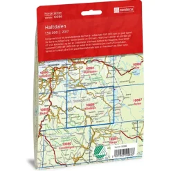 Haltdalen Nordeca Norge 1:50 000 10086