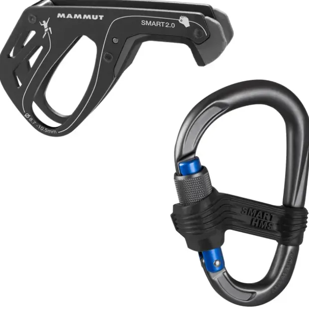 Halv-automatisk taubrems og karabiner Mammut Smart 2 Belay Package 0139