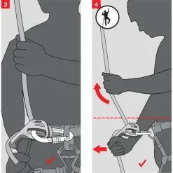 Halv-automatisk taubrems og karabiner Mammut Smart 2 Belay Package 0139