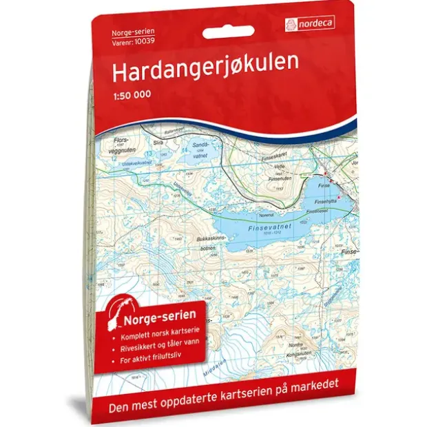Hardangerjøkulen Nordeca Norge 1:50 000 10039